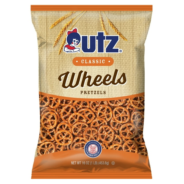 Utz Classic Wheels Pretzels, 16 oz Bag
