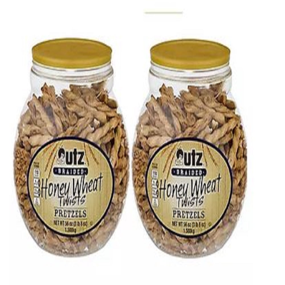 Utz Honey Wheat Braided Twists Pretzels, Low Fat, Fresh and