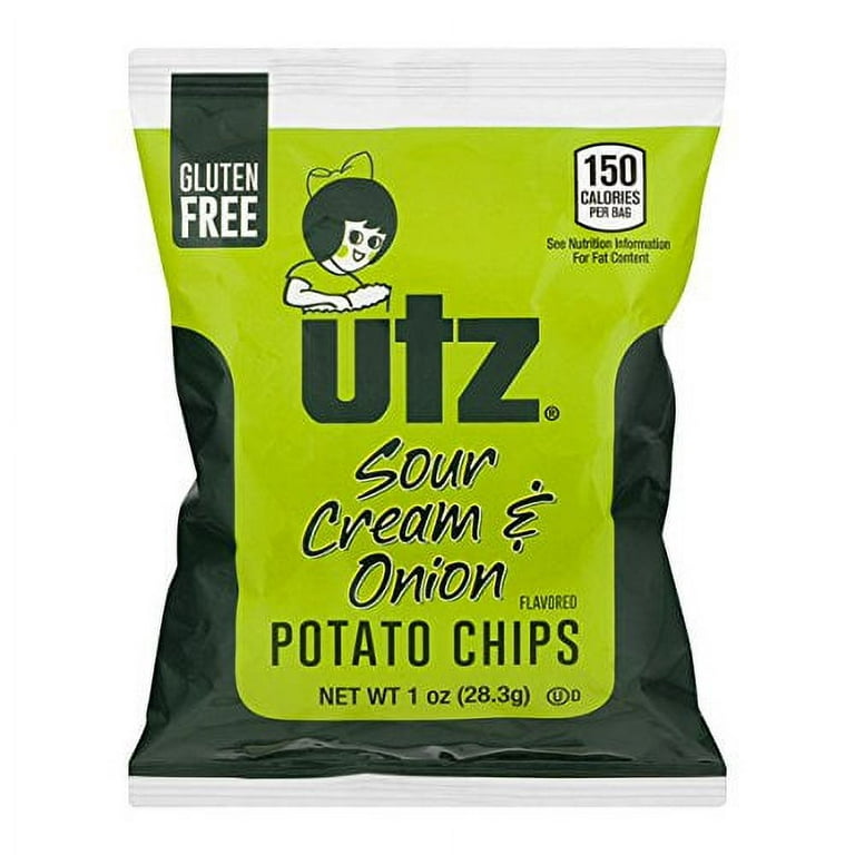 Utz Variety Pack of 60 Individual Potato Chip, Cheese Curl, Popcorn &  Pretzel Snacks for On-the-Go