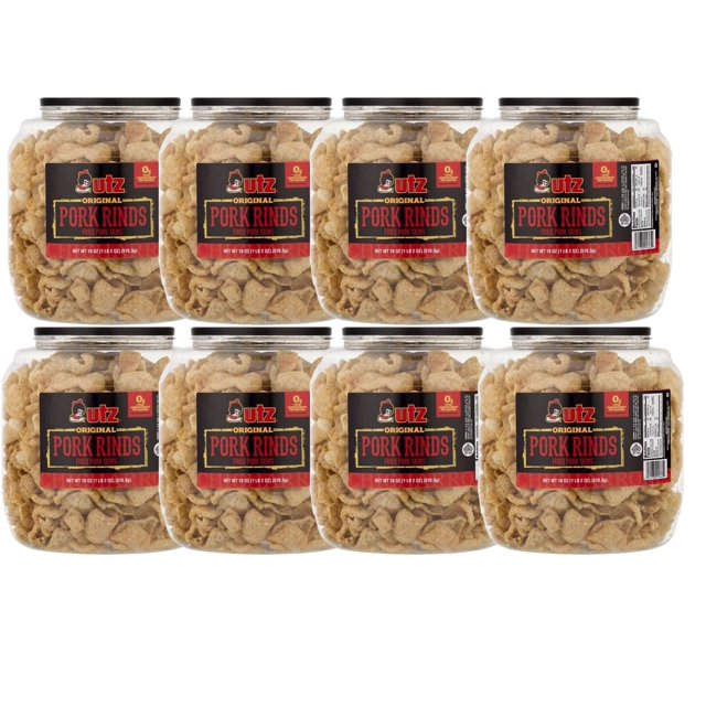 Utz Original Pork Rinds Keto Friendly, Zero Carbs Snack 510g/18oz