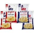 thumbnail image 1 of Utz Original and Utz No Salt Added Family Size Potato Chips Variety Pack (4 Bags), 1 of 2