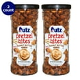 thumbnail image 1 of Utz Peanut Butter Pretzel Bites, Filled Snack Canisters, 2 Count, 24 oz, 1 of 6