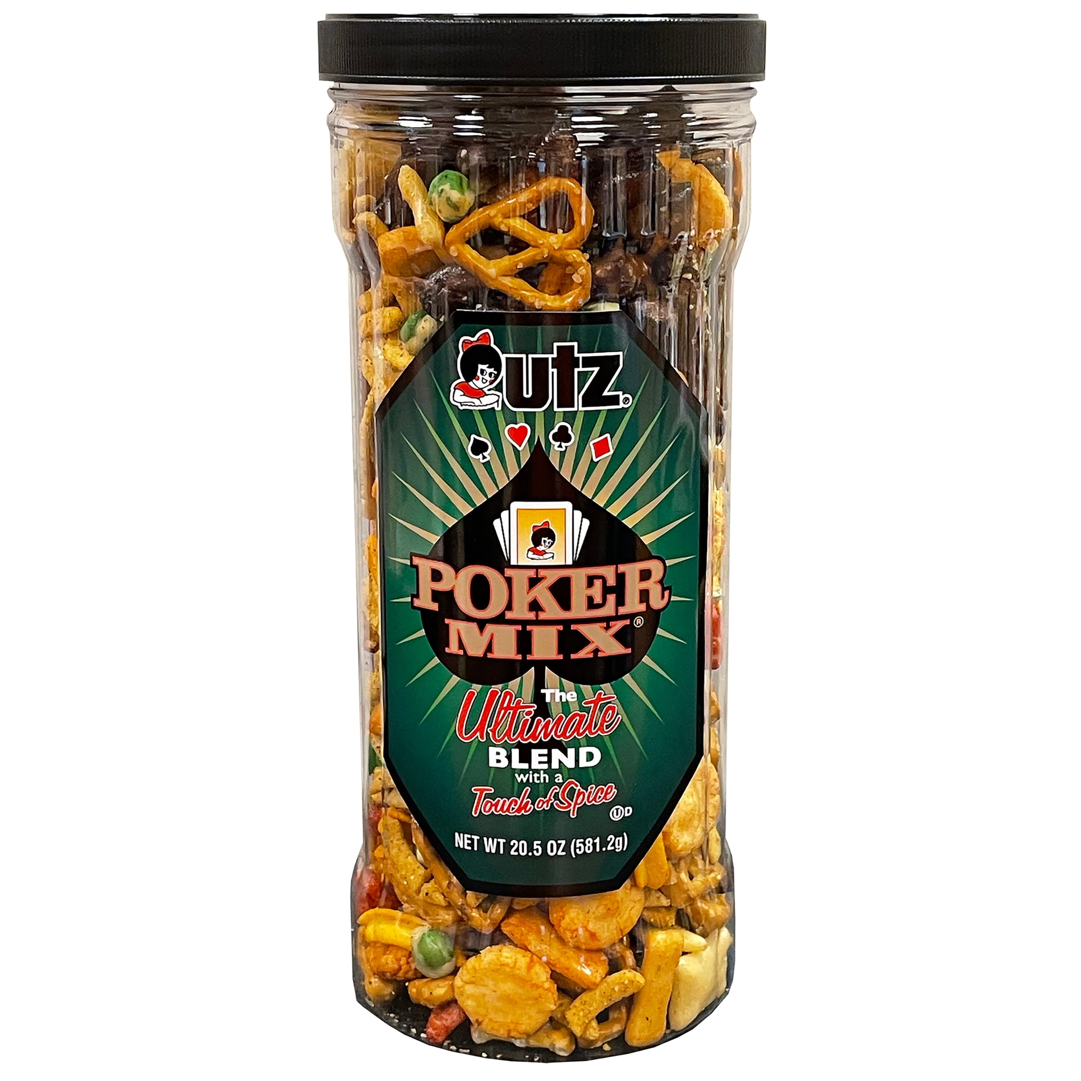 Utz Poker Mix, 20.5 oz Barrel - Walmart.com