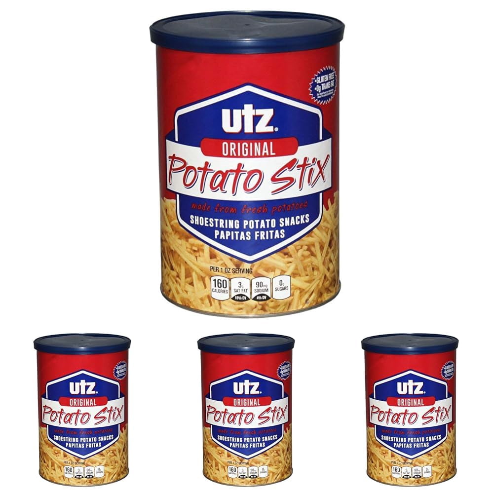 Utz Potato Stix, Original 15 Oz. Canister Shoestring Potato Sticks
