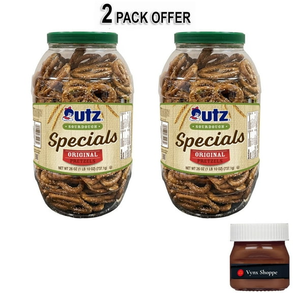 Utz Pretzels, Sourdough Specials Original, 26 oz Barrel