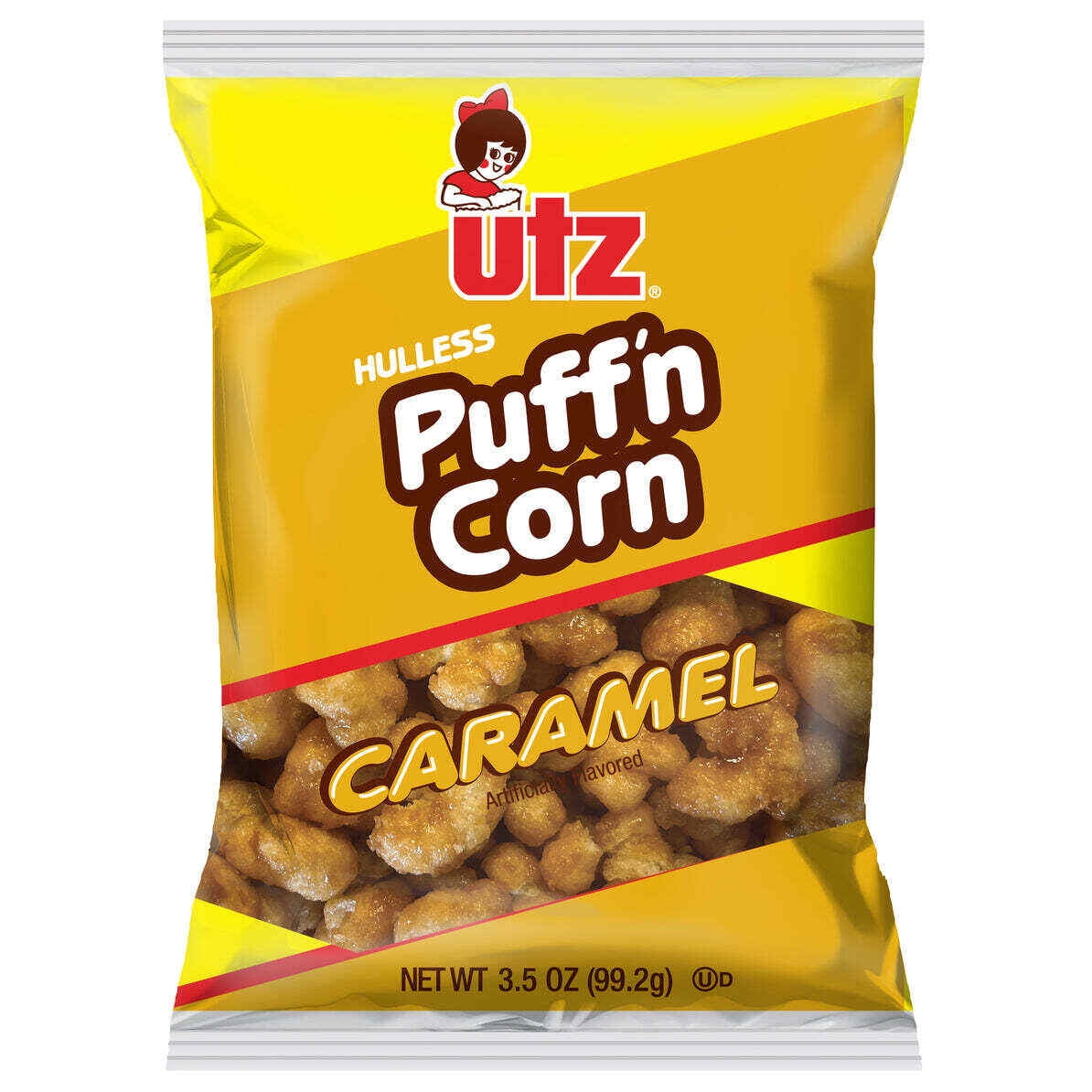 Utz Quality Foods Individual Package Caramel Puff'n Corn, 18