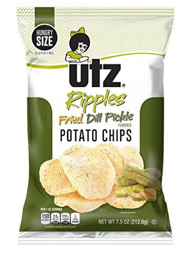 Utz Quality Foods Flavored Potato Chips 7.5 Ounce Hungry Size Bag