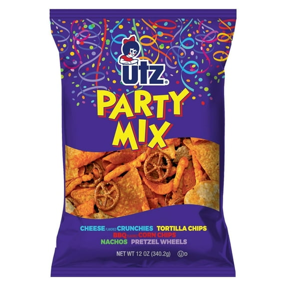 Utz Quality Foods Party Mix, 3-Pack 12 oz. Bags