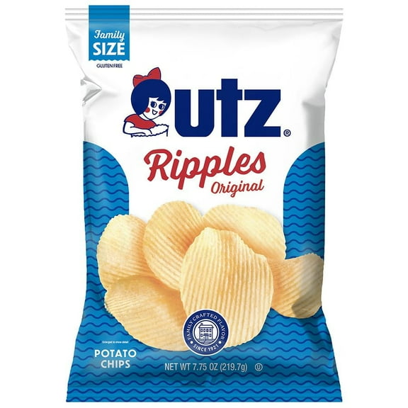 Utz Ripple Chip Original 7.75 oz Pack of 2