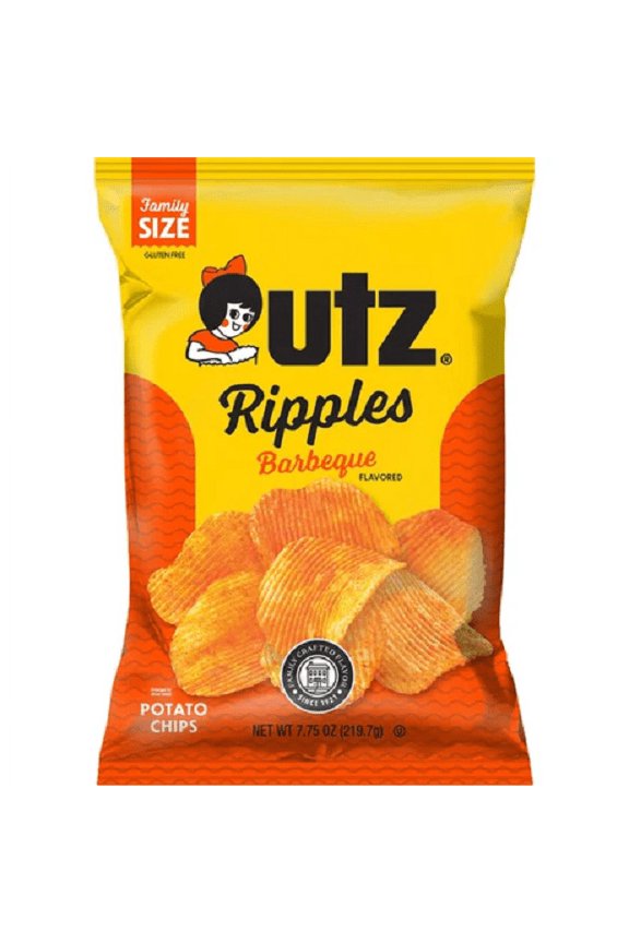Ripples Barbeque Potato Chips, 4-Pack 7.75 oz. Family Size Bags