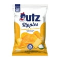 thumbnail image 1 of Utz Ripples Cheddar & Sour Cream Potato Chips, Gluten-Free, Family Size, 7.75 oz Bag, 1 of 8