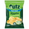 thumbnail image 1 of Utz Ripples Sour Cream & Onion Potato Chips 12.5 oz Bag (Pack of 2), 1 of 5