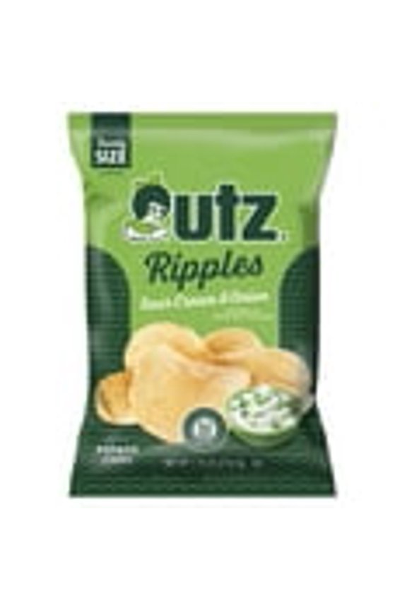 Ripples Sour Cream & Onion Potato Chips Family Size 7.75 oz Bag (Pack of 6)