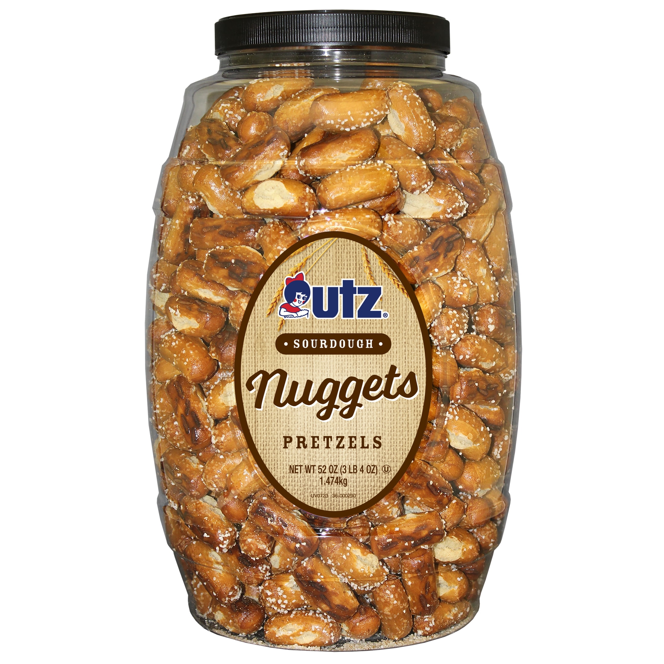 Utz Sourdough Nugget Pretzels, 52 Oz. Canister