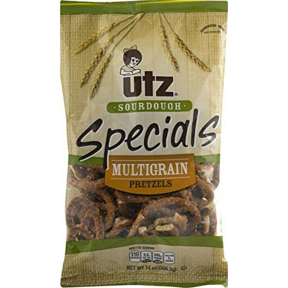 Utz Sourdough Specials Multigrain Pretzels 14 oz. Bag (3 Bags)