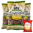 thumbnail image 1 of Utz Sourdough Specials Unsalted Pretzels (3, 16oz bags) - Variety Pack - Utz Potato Stix (1, 3.75oz bag) - Delicious, Crunchy, Gourmet Pretzels - 4 Items Total, 1 of 3