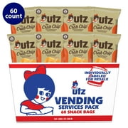 Utz The Crab Chip Chesapeake Seasoned, Multipack, Gluten-Free, Potato Chips, 1 oz, 60 Count
