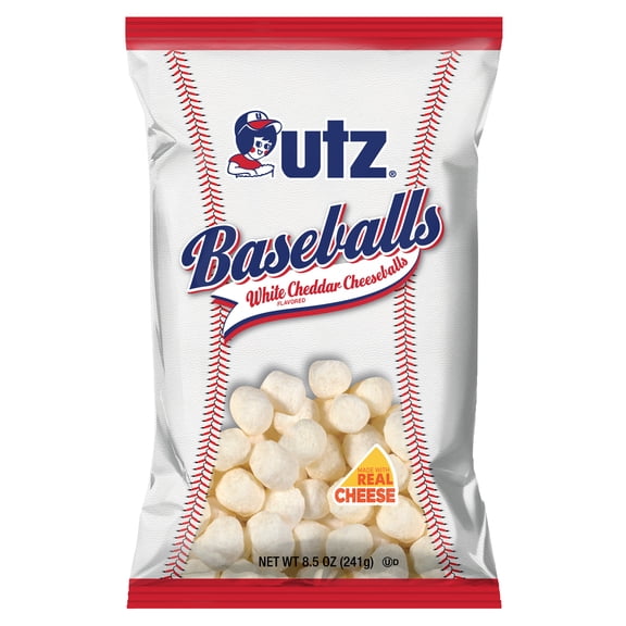 Utz White Cheddar Baseballs, 8.5 oz Bag