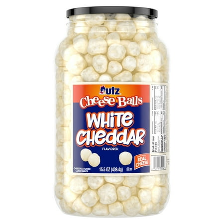 Utz White Cheddar Cheeseball Barrel 15.5oz