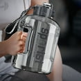 thumbnail image 1 of 2.7L Water Bottle with Handle, Large Gallon Water Jug, Big Sports Bottle for Gym, Reusable Water Container,Leak Proof, BPA Free, 1 of 6