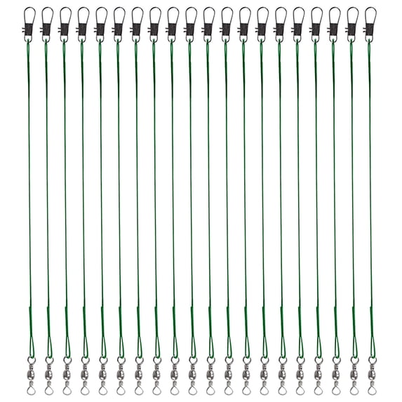 20 pcs Stainless Steel Fishing Leader Wire, Saltwater Fishing Rigs , Durable Corrosion-Resistant Line for Various Fishing Styles and Conditions