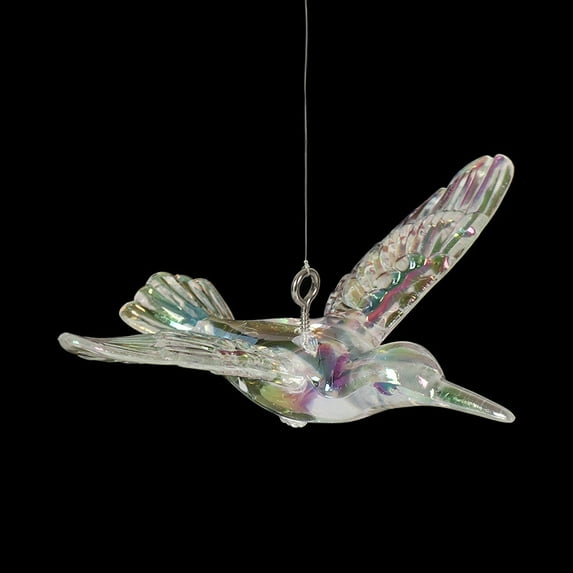 Uuiauoio Acrylic Birds Decorative Ceiling Hanging Ornaments Clear Hummingbird Christmas Ornaments Stage Wedding Decoration Home Decoration, Wedding Ceremony and Reception Hanging Decorations,