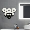 thumbnail image 1 of Uuiauoio Animals Toilet Paper Holder Funny Toilet Paper Holder Toilet Roll Holder Humorous Wall-Mounted Paper Roll Storage Rack Cute Bathroom Decor Creative Tissue Holder, 1 of 6