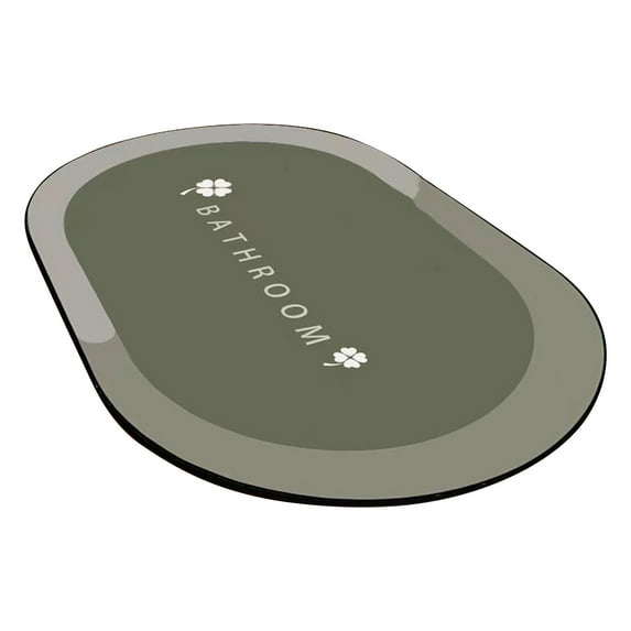 Uuiauoio Bath Mat - Super Absorbent Non Slip Quick Dry Mats for Bathroom Floor, Fit Under Door, Shower Rug for Bathtub, Shower,Quick-Drying Bathroom Mats, Living Room Floor Mat