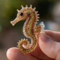 thumbnail image 1 of Uuiauoio Bead Embroidery Kit, Beginner-Friendly Sea Creature Beaded Embroidery Kits , DIY Animals Beadwork Craft Kit for Craft Lover ,Beaded Ornament Art Supplies & Gift, Handmade Gifts, 1 of 5