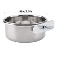 thumbnail image 1 of Uuiauoio Bird Feeding Bowls Cups Parrot Food Water Dishes, Stainless Steel Bird Bowl Cup Dish, Birdcage Feeder Pet Cage Bowls for Cockatiel Budgie Conure Macaw Parakeet Small Animal, 1 of 9