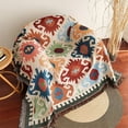 thumbnail image 1 of Uuiauoio Boho Throw Blankets Reversible Woven Blankets Cover for Couch Bed Recliner Sofa Bohemian Tapestry Colorful Furniture Protector Cover for Home Décor,35.43x59.05in, 1 of 7