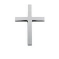 thumbnail image 1 of Uuiauoio Car Cross Sticker,Metal 3D Stereoscopic Personalized Car Body Fender Tail Decoration, Metal Christ Badge Stickers ,Universal for Car,Scratch Stickers Rear Stickers Body Decorations(Silver), 1 of 4