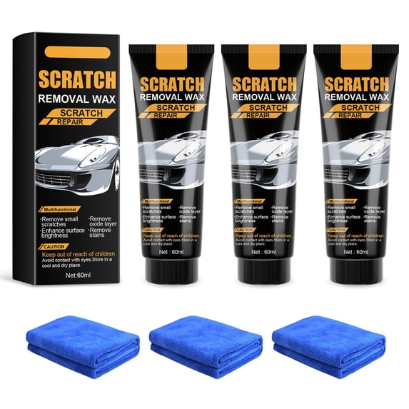 Uuiauoio Car Scratch Repair Cream,Ceramic Coating Polish for Paint Scratch Removal,60ml Automotive Polishing Compound for Fine Scratch Marks,Universal Paint Repair Kit for Cars Metal Plastic Surfaces