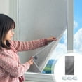 thumbnail image 1 of Uuiauoio Cooling Privacy Window Film,Anti UV Sun Protection Film,Total Blackout Window Film,Sun Roof Insulation Film,Aluminum Foil Sun Visor,Easy to Disassemble/Reusable,for Home(39.37x23.62in), 1 of 7