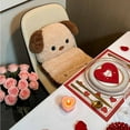 thumbnail image 1 of Uuiauoio Cute Seat Cushion - Stable Car Lumbar Support Cushion, Adorable Cartoon Chair Cushion Integrated Design Cute Chair Cushion, Anti Slip Plush Car Seat Cushion for Chair Car Patio Wheelchair, 1 of 6