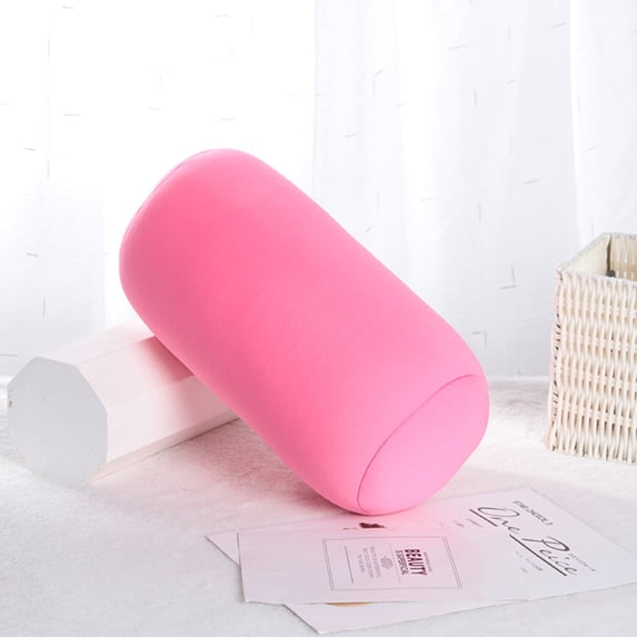 Uuiauoio Cylinder Memory Foam Roll Pillow 12.2x6.3in, Cervical Bolster Round Nap Cushion for Neck and Back Support, Versatile Comfort Roll for Legs and Lumbar, for Home and Travel