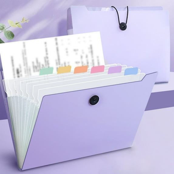 Uuiauoio Expanding File Folder Organizer with 12 Pockets, Waterproof Accordion Document Holder for Office Paperwork, A4 Letter Size Expandable Portfolio for Bills, Receipts & Tax Records
