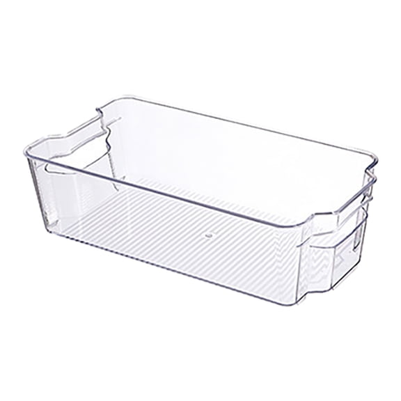 Uuiauoio Fridge Organizer Drawers Bins, Clear Stackable Pull Out Refrigerator Drawer Organizer, Fridge Storage Container for Fruits, Vegetables, Drinks and Food(1 pc)