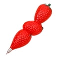 thumbnail image 1 of Uuiauoio Fruit Shaped Ballpoint Pens with Magnetic Caps, 10ml Black Ink 0.7mm Tip Writing Tools, Fun Stationery for Office Use, Gift for Creative Note Taking,Fruit Shaped Ballpoint Pen, 1 of 6