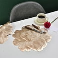 thumbnail image 1 of Uuiauoio Heat Resistant Non-Slip Placemats for Dining Table, Washable Greaseproof Durable PVC Vinyl Coasters, 14.96x14.96 inch Sunflower Place Mats(1 pc), 1 of 6