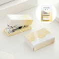 thumbnail image 1 of Uuiauoio Mini Desktop Stapler Set 2-Pack Plastic Material Includes 400 Staples Capacity Cute Gradient Design for Students Office Use Portable Fun Gift ,Mini Desktop Stapler, 1 of 7