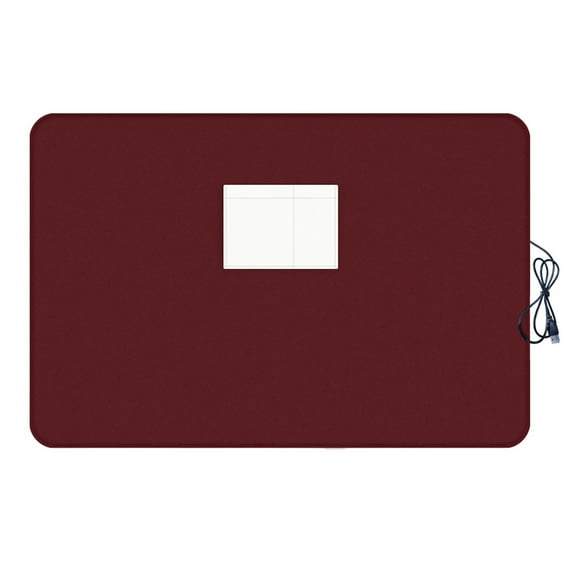 Uuiauoio Portable USB Electric Heated Blanket for Car Office Travel Camping RV Use, Fast Heating Energy Saving Soft Fleece Winter Warmth Blanket ,Polyester Heating Pad