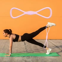 Uuiauoio Silicone Pull Belt，Figure 8 Resistance Band, Arm Back Shoulder Stretch Elastic Bands for Exercise, Workout Fitness Elastic Pull Rope Equipment for Chest Leg Home Gym Training