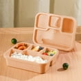 thumbnail image 1 of Uuiauoio Snack Box Containers , Reusable 4 Compartment Lunchable Container, Bento Box for Work, Travel ,Plastic Material Snack Box Four Compartment Snack Tray, 1 of 6