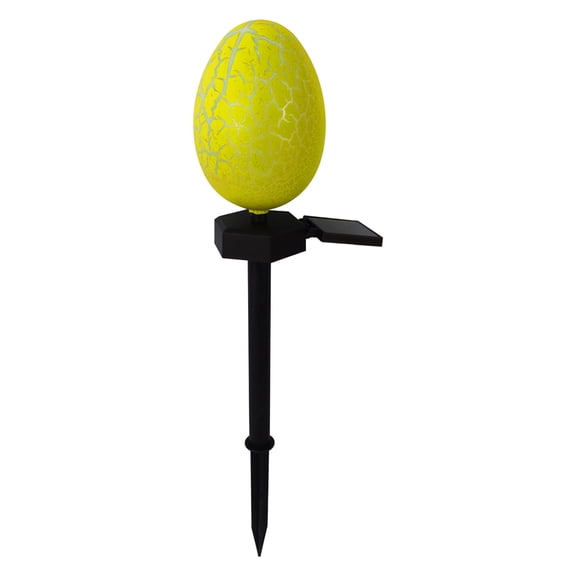 Uuiauoio Solar Easter Egg Lights for Easter Decorations, Outdoor Waterproof Solar Easter Yard Lighted Egg Lights for Garden Patio Yard Pathway Lawn Decor