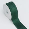 thumbnail image 1 of Uuiauoio Velvet Flocked Ribbon , Wired Craft Ribbon for Christmas Tree Wreath Gift Wrapping, Jewelry Accessories Wedding Decor and Holiday Bows, 1 of 4