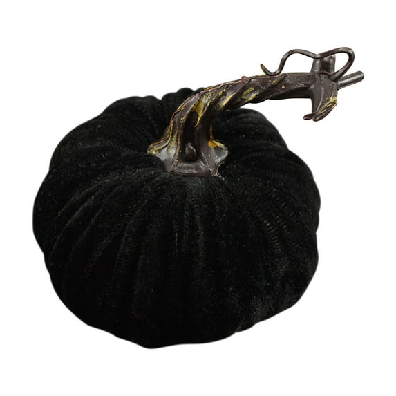 Uuiauoio Velvet Pumpkins Decor Super Soft Stuffed Cotton Fall Thanksgiving Halloween Home Party Decoration