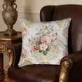 thumbnail image 1 of Uuiauoio Vintage Flowers Decorative Throw Pillow Cover Inspired- Vintage Flower Gift Art Farmhouse Cushion Pillowcase for Sofa Couch Bed Outdoor Living Room Home Decor, 1 of 6