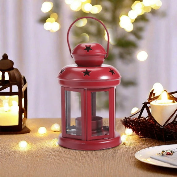 Uuiauoio Vintage Metal Star Lantern Aromatherapy Candle Holder for Party Wedding Christmas Decor