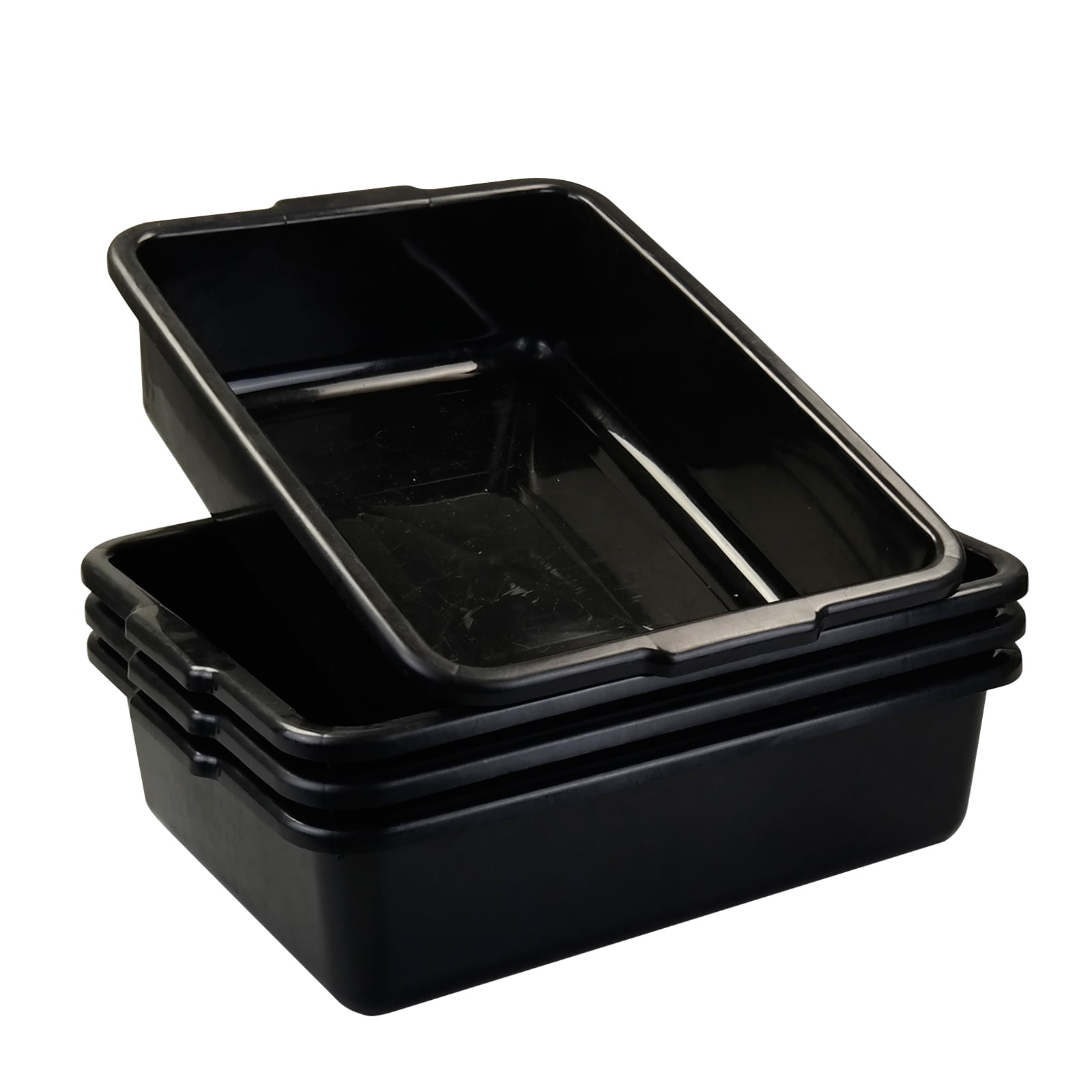 はしもん Anbers 13L/Grey Plastic Commercial Bus Box, Wash Tub Basin